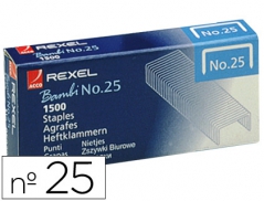 Agrafes 21/4 (Nº25) Rexel Bambi (1500Un)