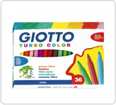 Marcadores Feltro Giotto Turbo Color 36 Cores