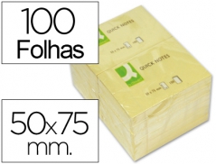 Bloco Notas Adesivo Amarelo(Post-it)51mmx76mm(100fls)