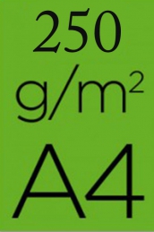 Cartolina A4 Verde Minho 250grs (125Un)