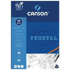 Papel Vegetal A4 Canson 90grs (50Fls)