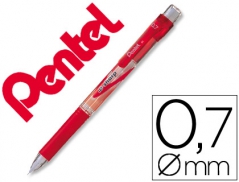 Lapiseira PENTEL E-SHARP (0,7mm) Vermelho (Un)