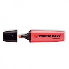 Marcador Fluorescente Vermelho Stabillo Boss (Un)