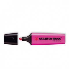 Marcador Fluorescente Rosa Stabillo Boss (Un)