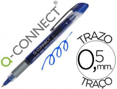 Esferografica Q-Connect Roller Ball 0,7mm Azul (Un)