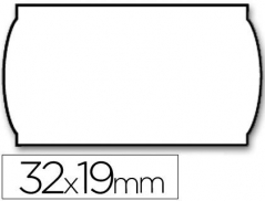 Etiquetas Etiquetadora (Rolo) 32mmx19mm Branco (Onduladas)(Un)