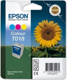 Epson C13T018401 (T018) Tinteiro 3 Cores Stylus Color 680/68