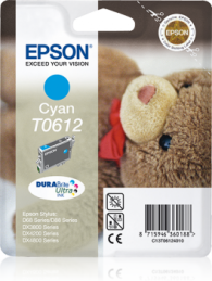 Epson C13T061240B0 (T0612) Tinteiro Azul D68/DX3800/DX3850