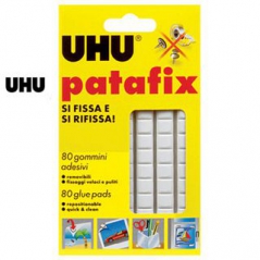 UHU Fixador Patafix Branco 80 Pastilhas (Un)