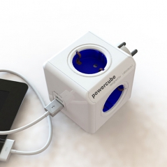 PowerCube Azul c/ 4 Tomadas + 2 Tomadas USB (Un)