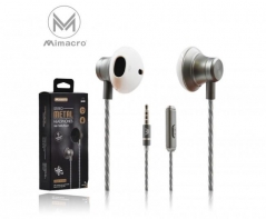 Auricular EJ-026 Vol / Mic 1.2M Jack 3.5mm - Cinzento (Un)