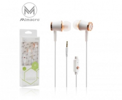 Auricular MI-R21 Mic 1.2M Jack 3.5mm - Laranja (Un)