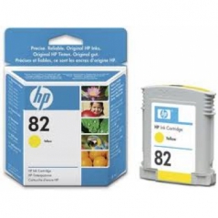 HP CH568A (Nº82) Tinteiro Amarelo DJ800/815/82010/120/20/500