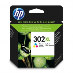 HP F6U67AE (Nº302XL) Tinteiro Cores OfficeJet 3800/3830/4650