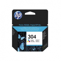 HP N9K05AE (Nº304C) Tinteiro Cores Deskjet 3720/3730 Standard (Un)