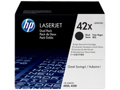 HP Q5942XD Toner Laserjet 4250/4350 ( Pack 2xHPQ5942X )