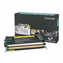 Lexmark C736H1YG Toner Amarelo Alta Capacidade (Un)