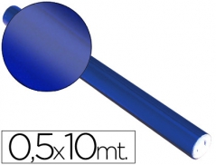 Papel Metalizado 50cmx10mt 65grs Azul (Un)