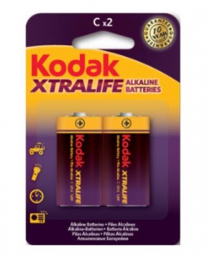 Pilhas Kodak XTRALIFE Alcalinas LR14 1,5V (2Un)
