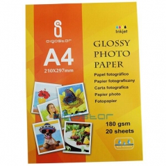 Papel Fotográfico High Glossy A4 180grs 20fls (Un)