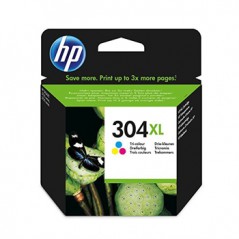 HP N9K07A (Nº304XLC) Tinteiro Cores Deskjet 3720/3730