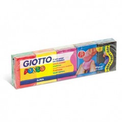Plasticina Giotto Pongo Cores Sortidas 25gr Pack8 (Un)
