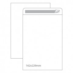Envelope 162mmX229mm Branco Adesivo Saco (DIN C5)(Cx500)