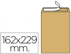 Envelope162mmX229mm Kraft Adesivo Saco (Cx250)