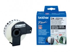 Brother DK22214 Etiqueta Papel Continua 12mmX30,48mts Branco