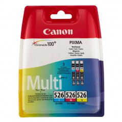 Canon CLI526CMY Pack Tinteiros Cores Pixma iP4850/ MG5150...