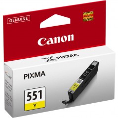 Canon CLI551Y Tinteiro Amarelo Pixma MG6350/MG5450/IP7250