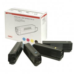 Oki Toners Kit 4 cores C5100/C5200/C5300/C5400 (CMYK)