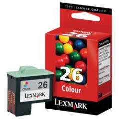 Lexmark 10N0026 (Nº26) Tinteiro Cores X74/X75/Z13 Alta Ca