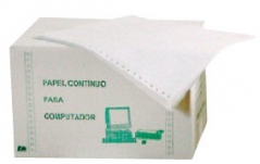 Papel Continuo 6x9,5  1via cx 4000fls