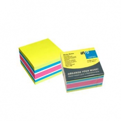 Bloco Notas Adesivo Brilhante 4 Cores (Post-it) 75mmx75mm (450fls)