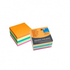 Bloco Notas Adesivo Brilhante 6 Cores (Post-it) 75mmx75mm (450fls)