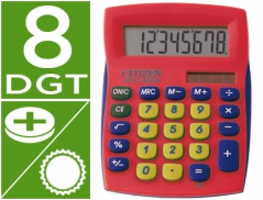 Calculadora Citizen SDC450 Vermelho 8 Digitos (Un)