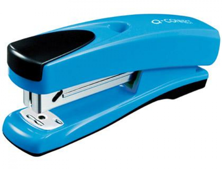 Agrafador Q-Connect Metálico Azul 20fls (Un)