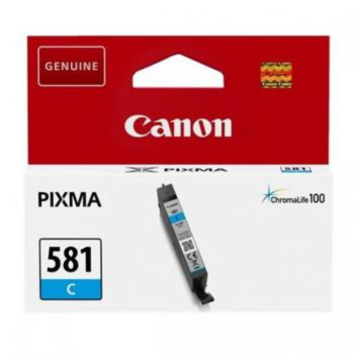 Canon CLI581C Tinteiro Azul Pixma TR8550 /TS6151/TR7550 (Un)