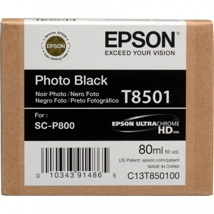 Epson T850100 Toner Preto Fotográfico SureColor SC-P800