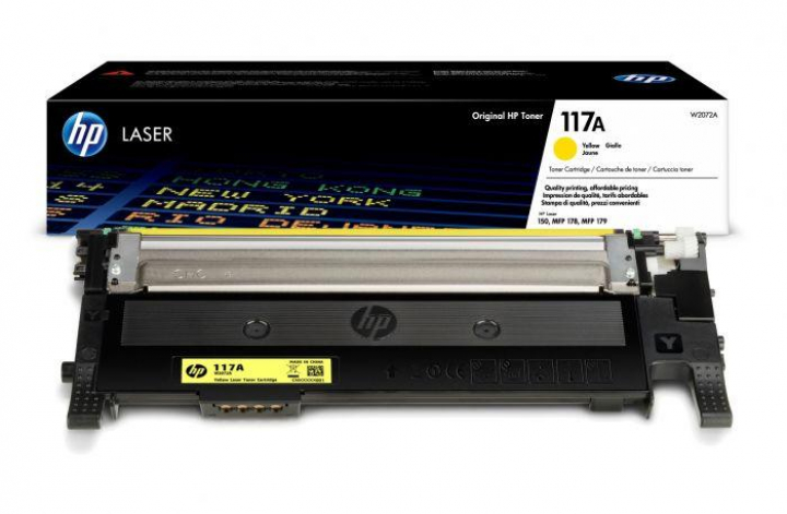 Toner HP 117A Amarelo HP Color Laser 150/ MFP 170 Series