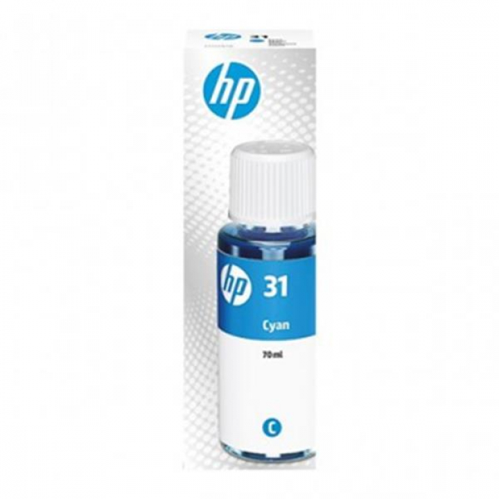 HP 1VU26A (Nº31XL) Tinteiro Azul HP Smart Tank 315/ Plus 555/570/655/550 Series/559/Wireless 450 Series 70ml 8000 Pág.