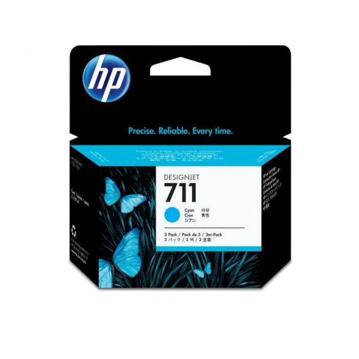 HP CZ134A (Nº711) Tinteiro Azul Pack 3 Designjet T120