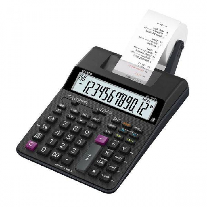 Calculadora CASIO Secretaria HR150RCE 12 Digitos c/ Fita (Un)