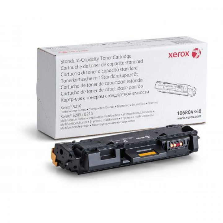 Xerox 106R04346 Toner Preto Multifunções Laser B210/ B205/ B215 (Un)